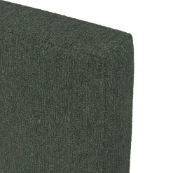 Tessu Full Low Profile Upholstered Bed - Green Wool Bouclé