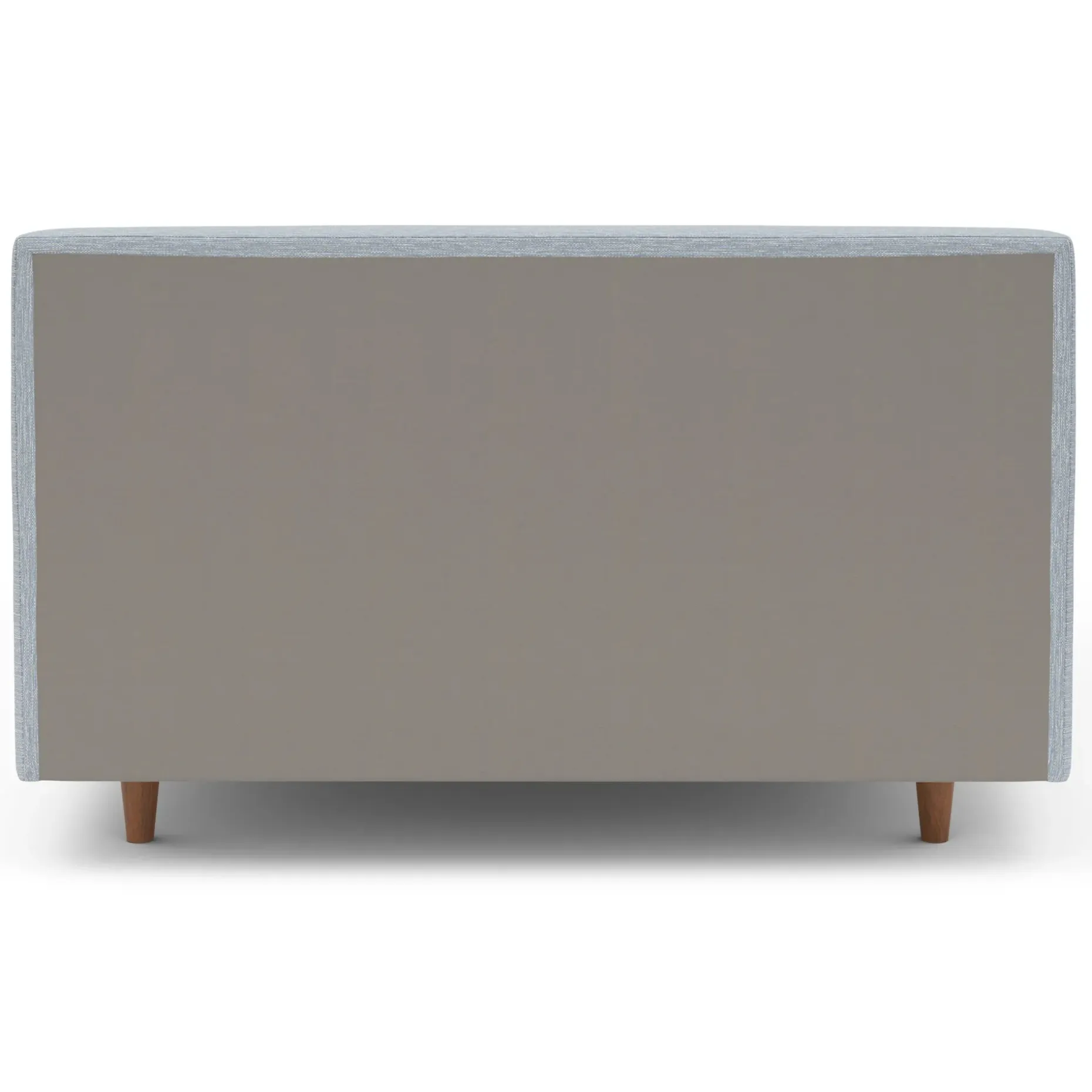 Tessu Full Low Profile Upholstered Bed - Silver Light Blue