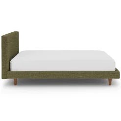 Tessu Full Low Profile Upholstered Bed - Napa Moss