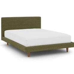 Tessu Full Low Profile Upholstered Bed - Napa Moss