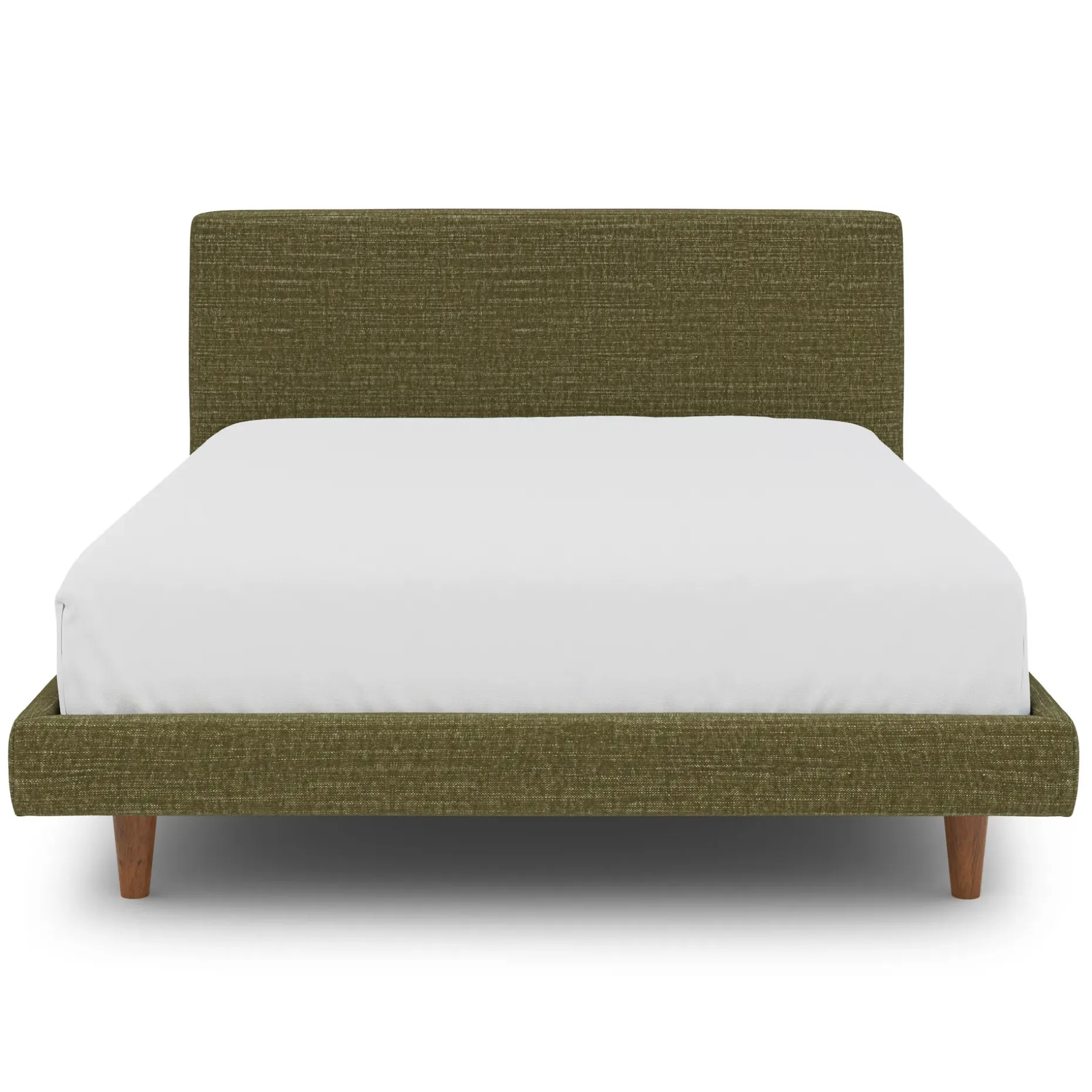Tessu Full Low Profile Upholstered Bed - Napa Moss