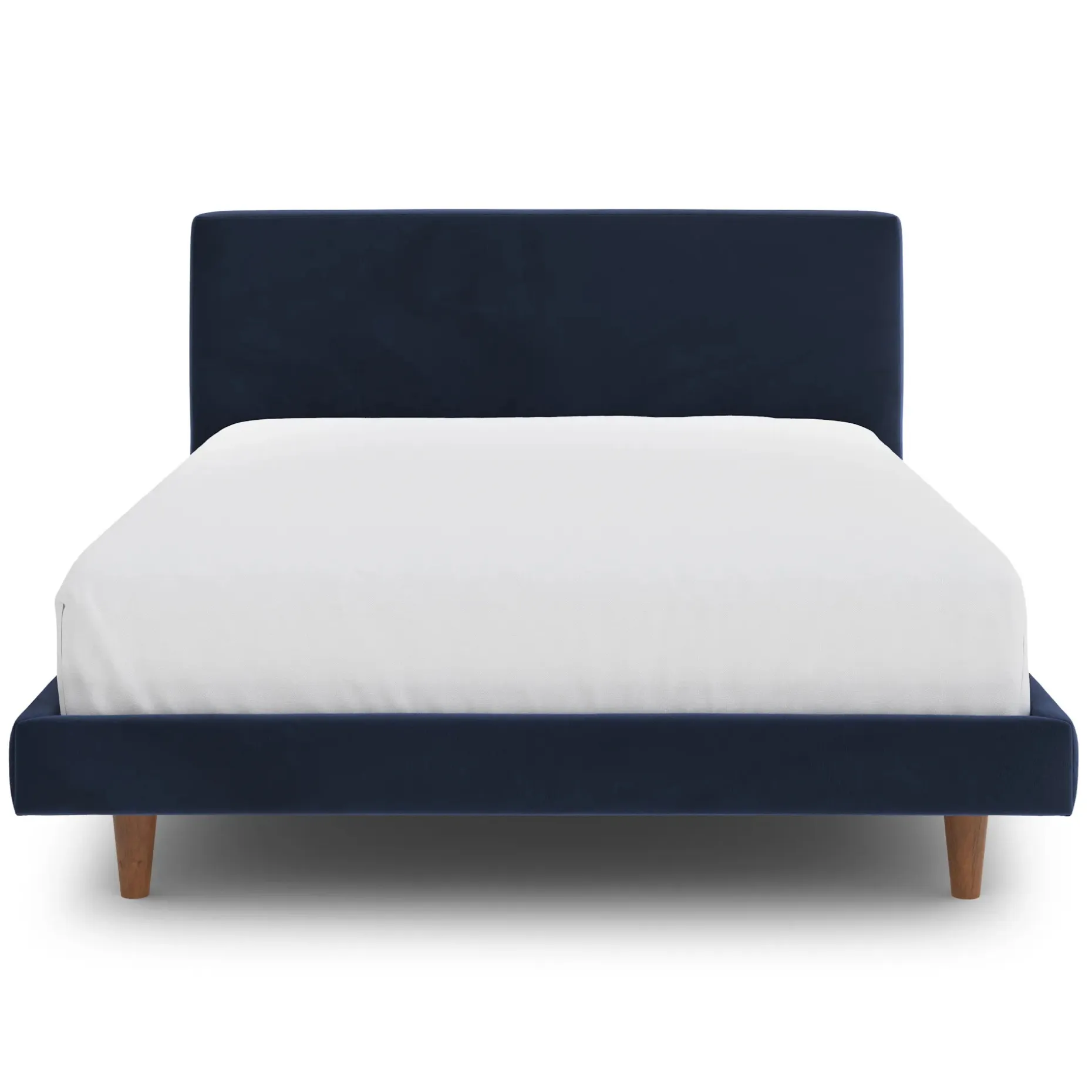 Tessu Full Low Profile Velvet Bed - Hale Ink
