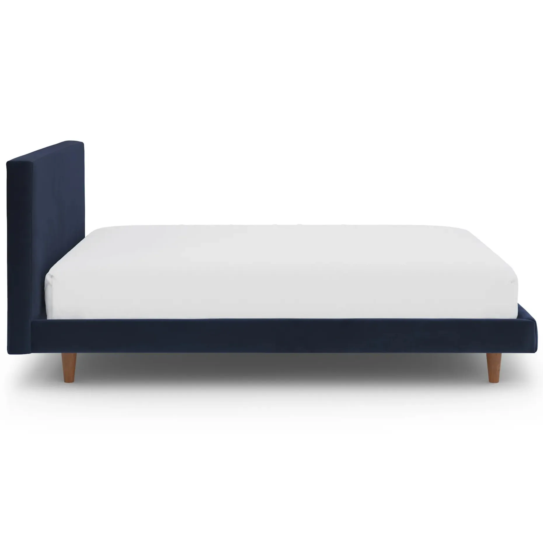 Tessu Full Low Profile Velvet Bed - Hale Ink