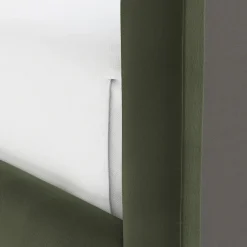 Tessu Full Low Profile Velvet Bed - Hale Fir Green