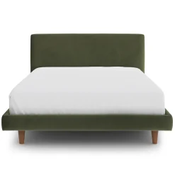 Tessu Full Low Profile Velvet Bed - Hale Fir Green