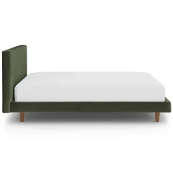 Tessu Full Low Profile Velvet Bed - Hale Fir Green