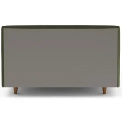 Tessu Full Low Profile Velvet Bed - Hale Fir Green