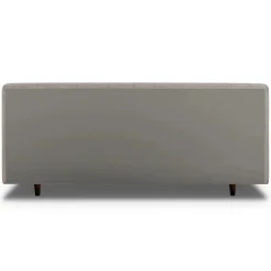 Tessu King Low Profile Upholstered Bed - Glaze Gray