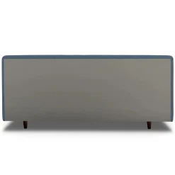 Tessu King Low Profile Upholstered Bed - Caspian Blue