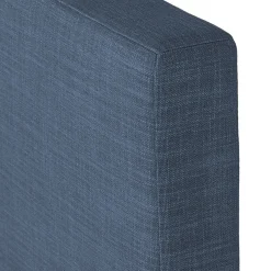 Tessu King Low Profile Upholstered Bed - Caspian Blue