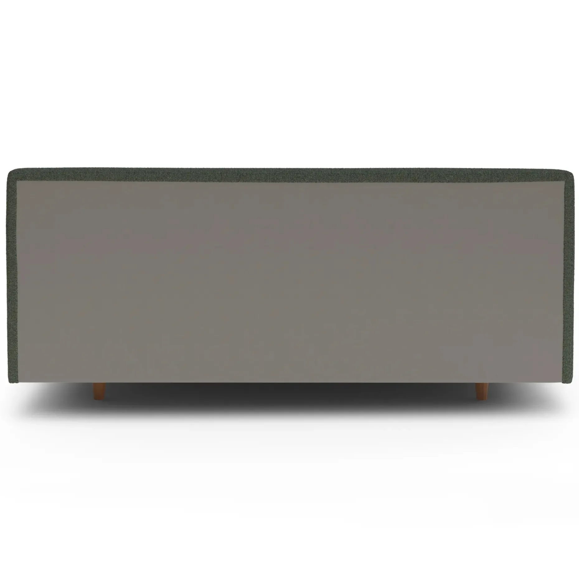 Tessu King Low Profile Upholstered Bed - Green Wool Bouclé