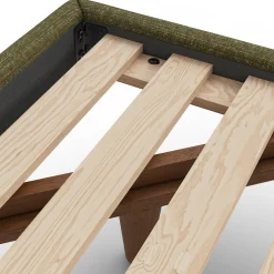 Tessu King Low Profile Upholstered Bed - Napa Moss