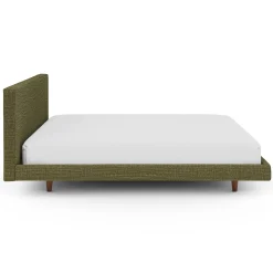 Tessu King Low Profile Upholstered Bed - Napa Moss