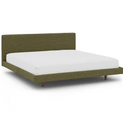 Tessu King Low Profile Upholstered Bed - Napa Moss