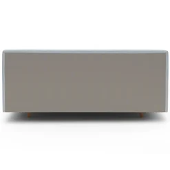 Tessu King Low Profile Upholstered Bed - Silver Light Blue