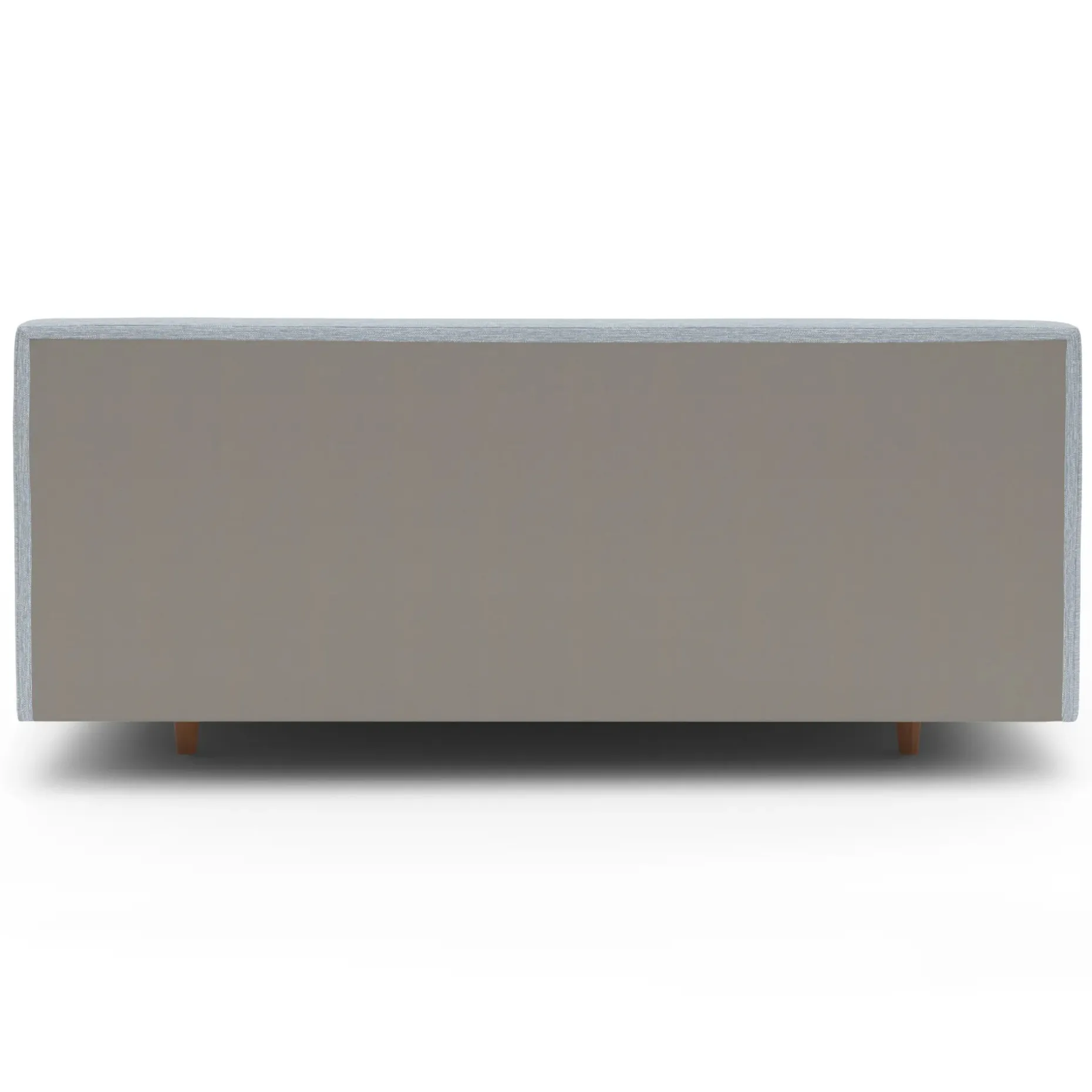 Tessu King Low Profile Upholstered Bed - Silver Light Blue