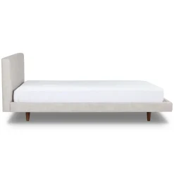 Tessu Queen Low Profile Upholstered Bed - Clay Taupe