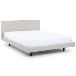 Tessu Queen Low Profile Upholstered Bed - Clay Taupe