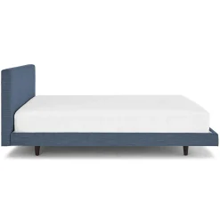 Tessu Queen Low Profile Upholstered Bed - Caspian Blue