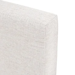 Tessu Queen Low Profile Upholstered Bed - Napa White