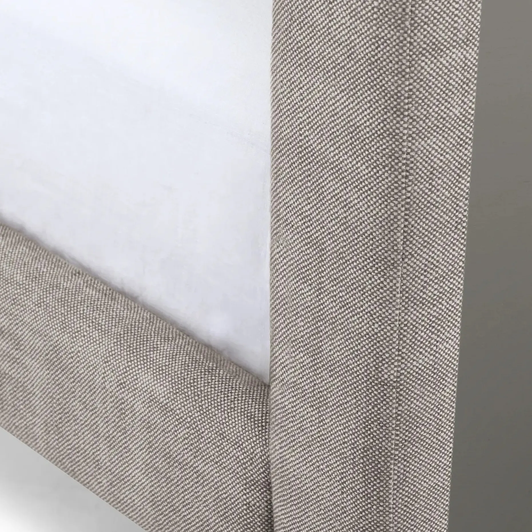 Tessu Queen Low Profile Upholstered Bed - Glaze Gray