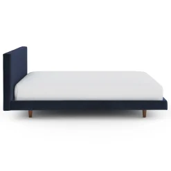 Tessu Queen Low Profile Velvet Bed - Hale Ink