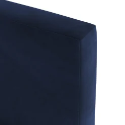 Tessu Queen Low Profile Velvet Bed - Hale Ink