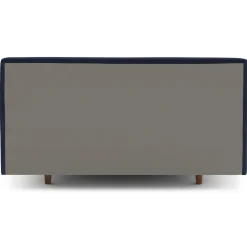 Tessu Queen Low Profile Velvet Bed - Hale Ink