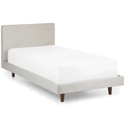 Tessu Twin Low Profile Upholstered Bed - Clay Taupe
