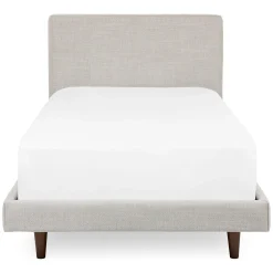 Tessu Twin Low Profile Upholstered Bed - Clay Taupe