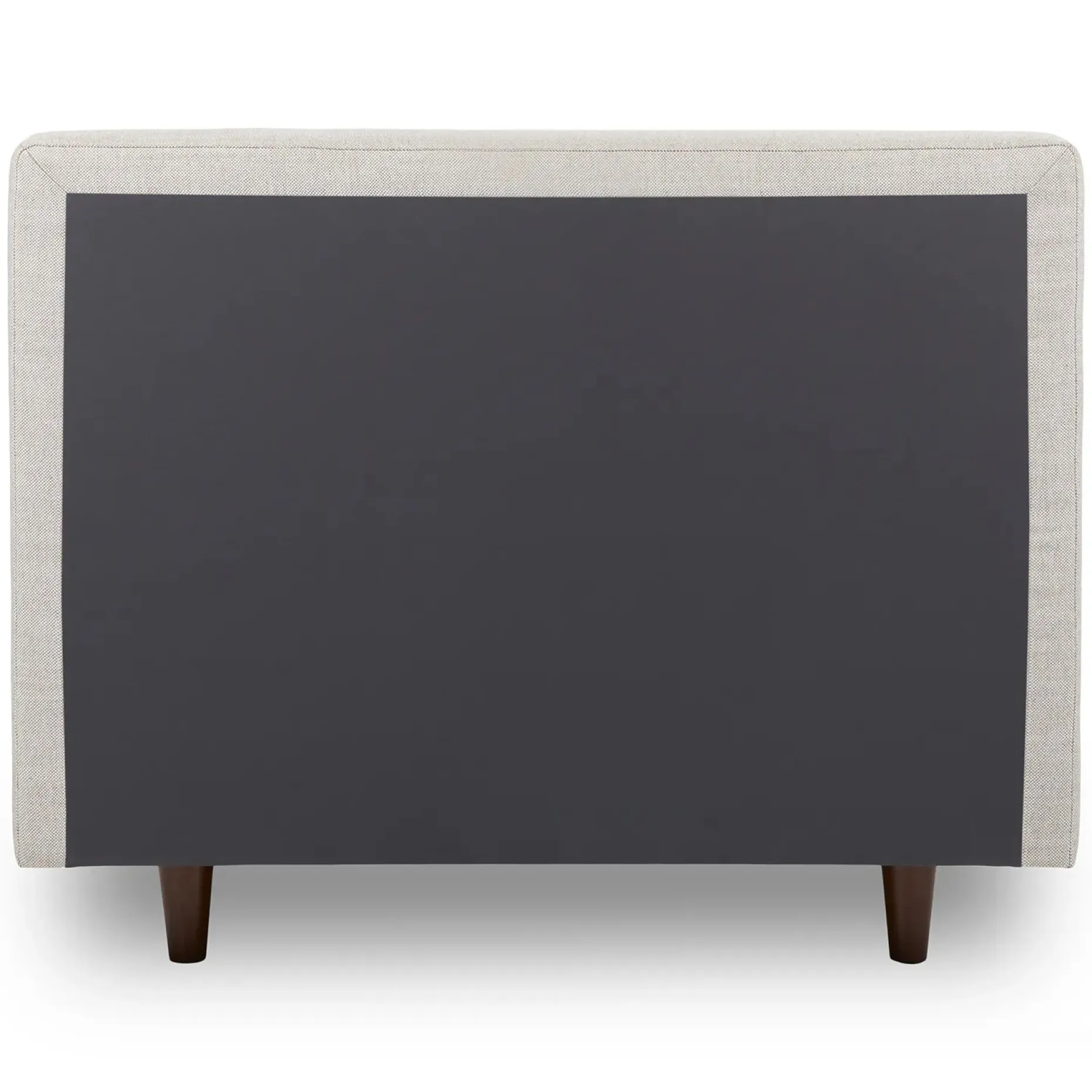 Tessu Twin Low Profile Upholstered Bed - Clay Taupe