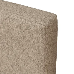 Tessu Twin Low Profile Upholstered Bed - Sandstone Wool Bouclé