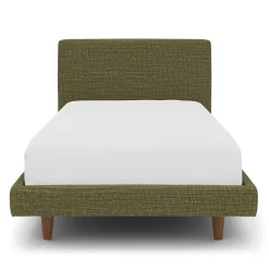 Tessu Twin Low Profile Upholstered Bed - Napa Moss