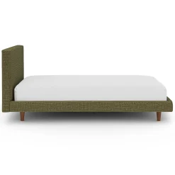Tessu Twin Low Profile Upholstered Bed - Napa Moss