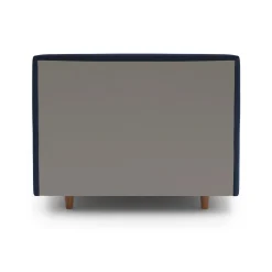 Tessu Twin Low Profile Velvet Bed - Hale Ink