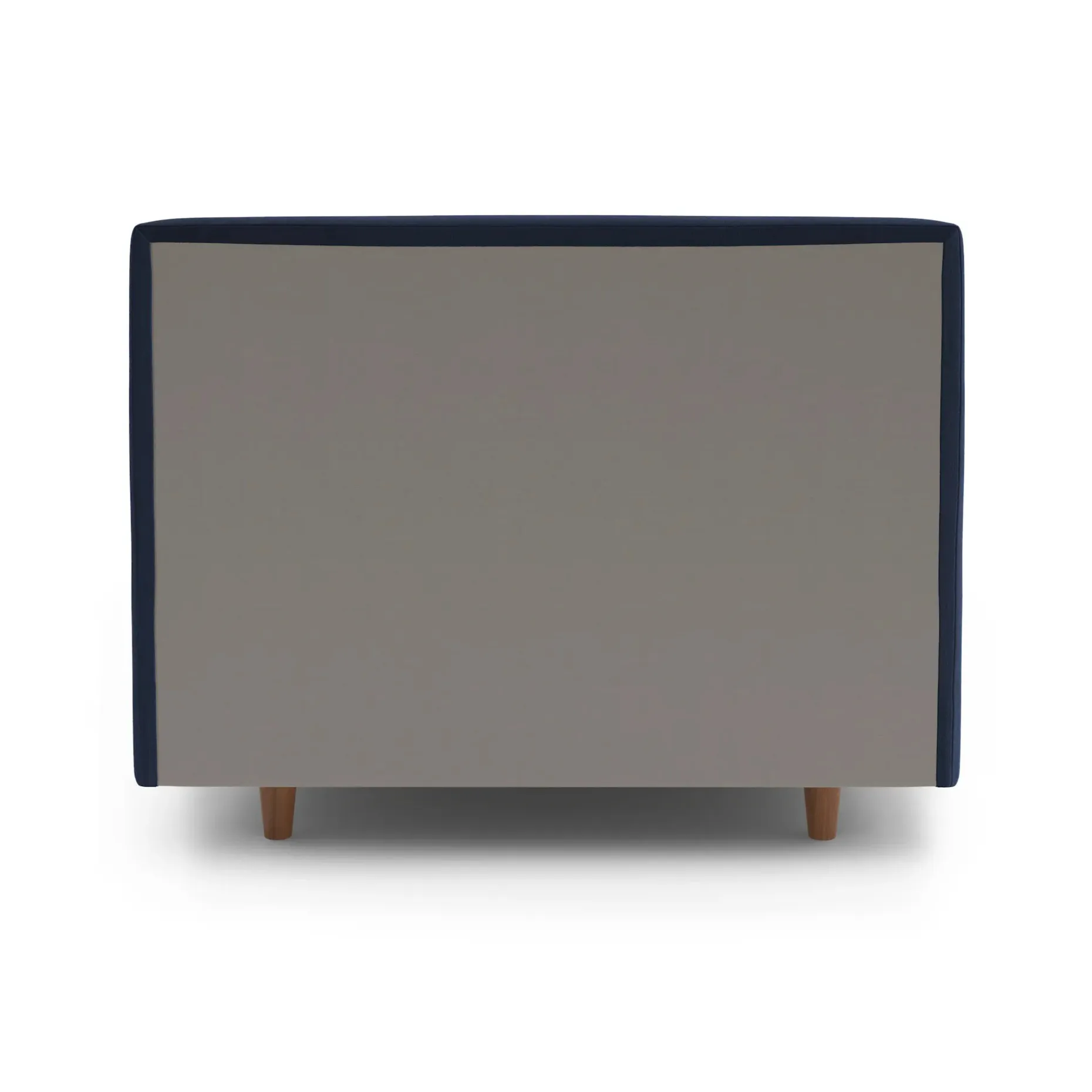 Tessu Twin Low Profile Velvet Bed - Hale Ink