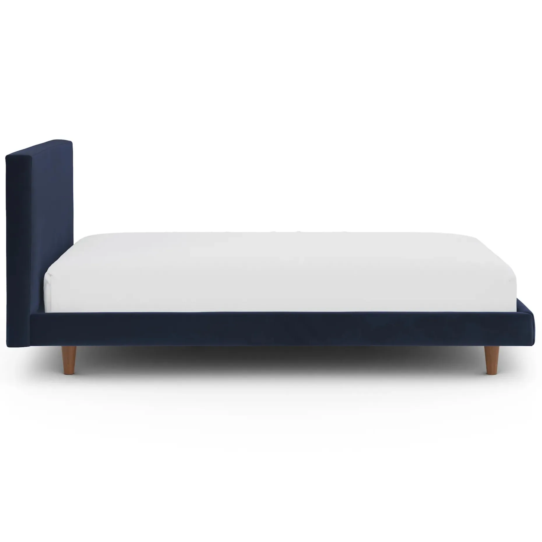Tessu Twin Low Profile Velvet Bed - Hale Ink