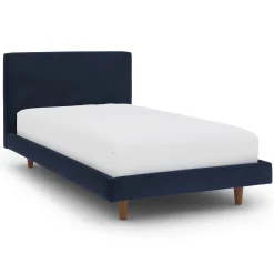 Tessu Twin Low Profile Velvet Bed - Hale Ink