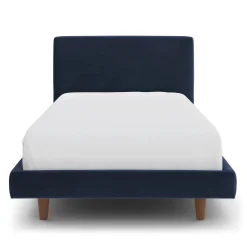 Tessu Twin Low Profile Velvet Bed - Hale Ink