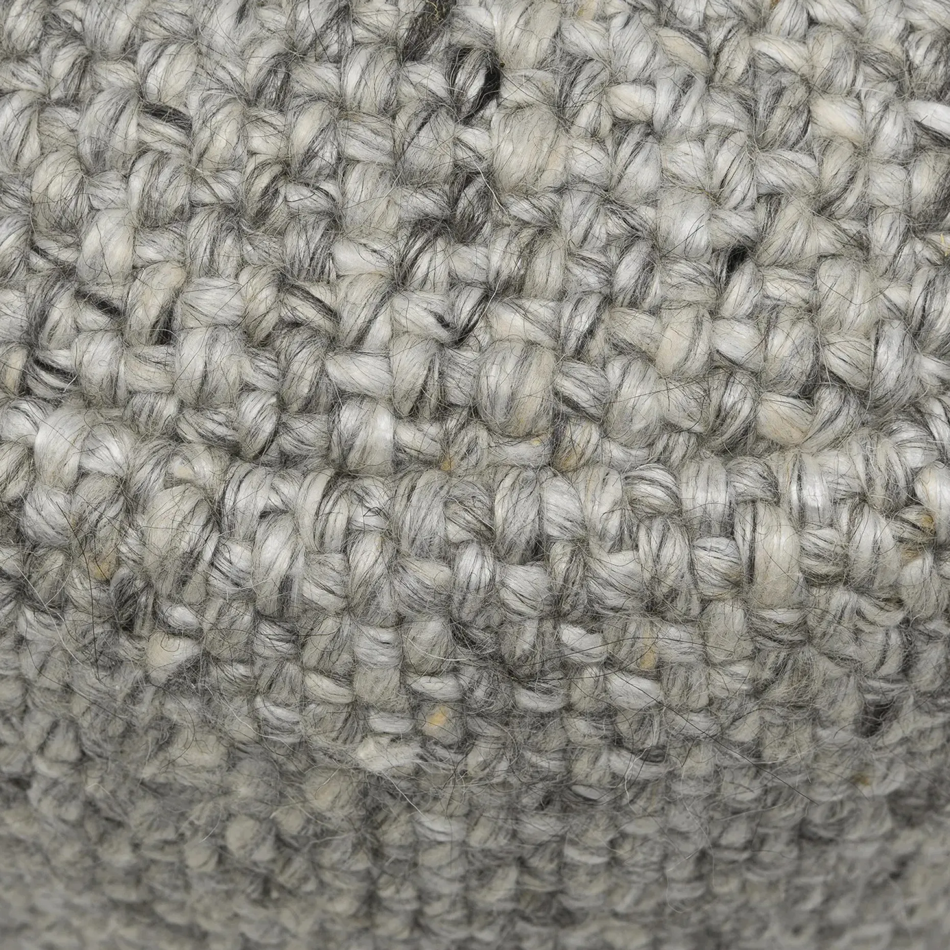 Texa 16" Pouf - Fog Gray