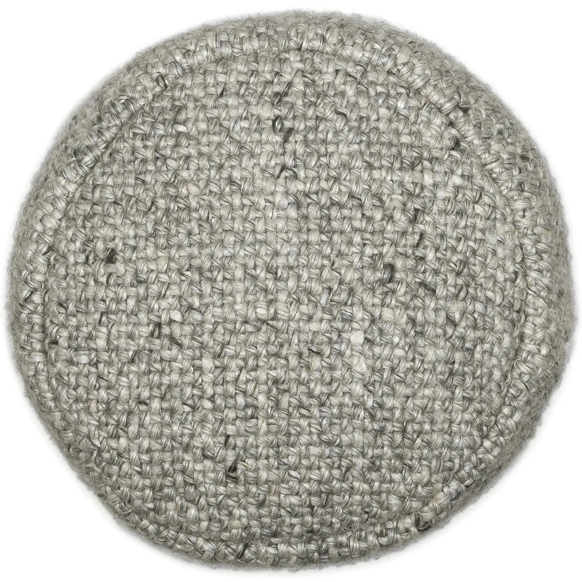 Texa 16" Pouf - Fog Gray