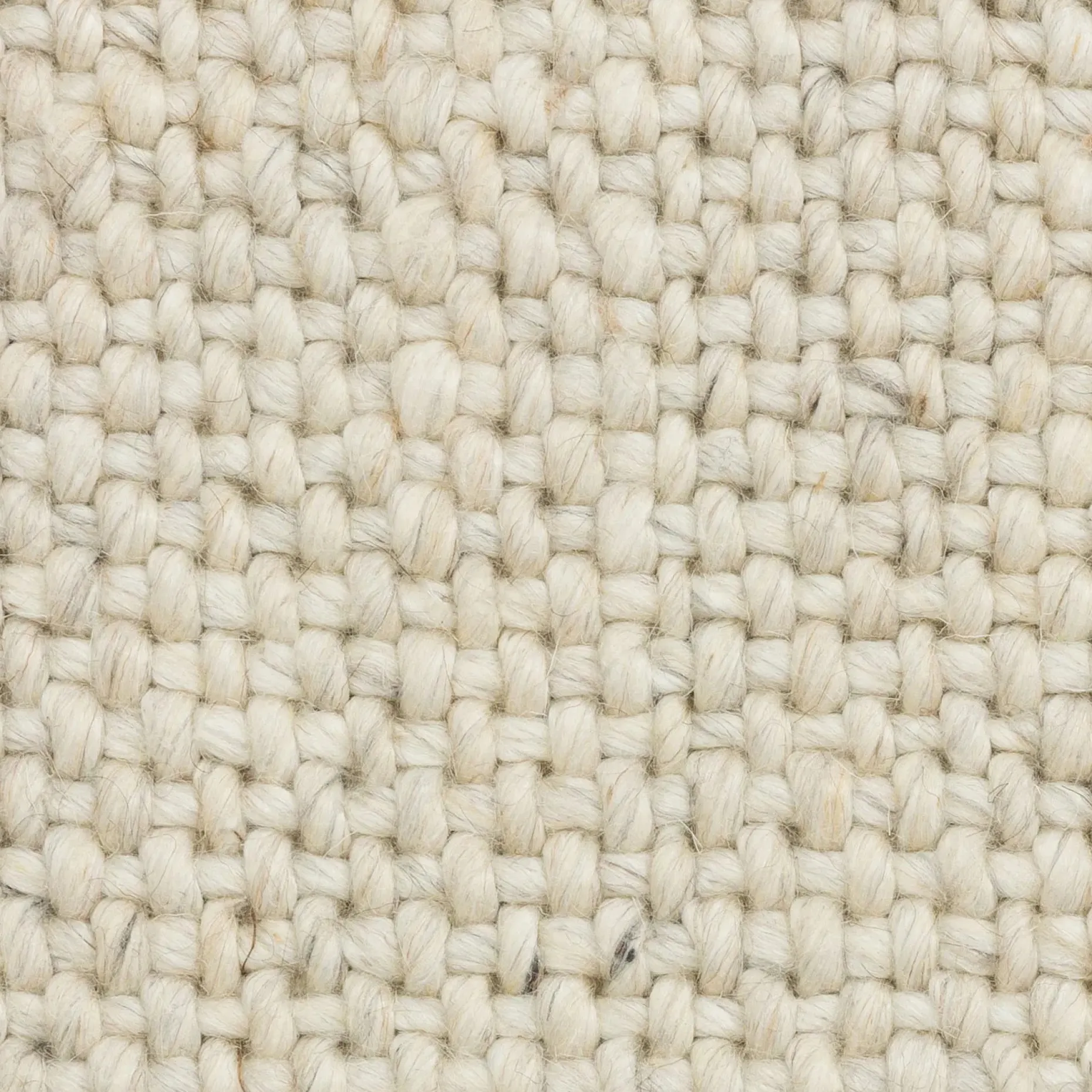Texa 16" Pouf - Vanilla Ivory