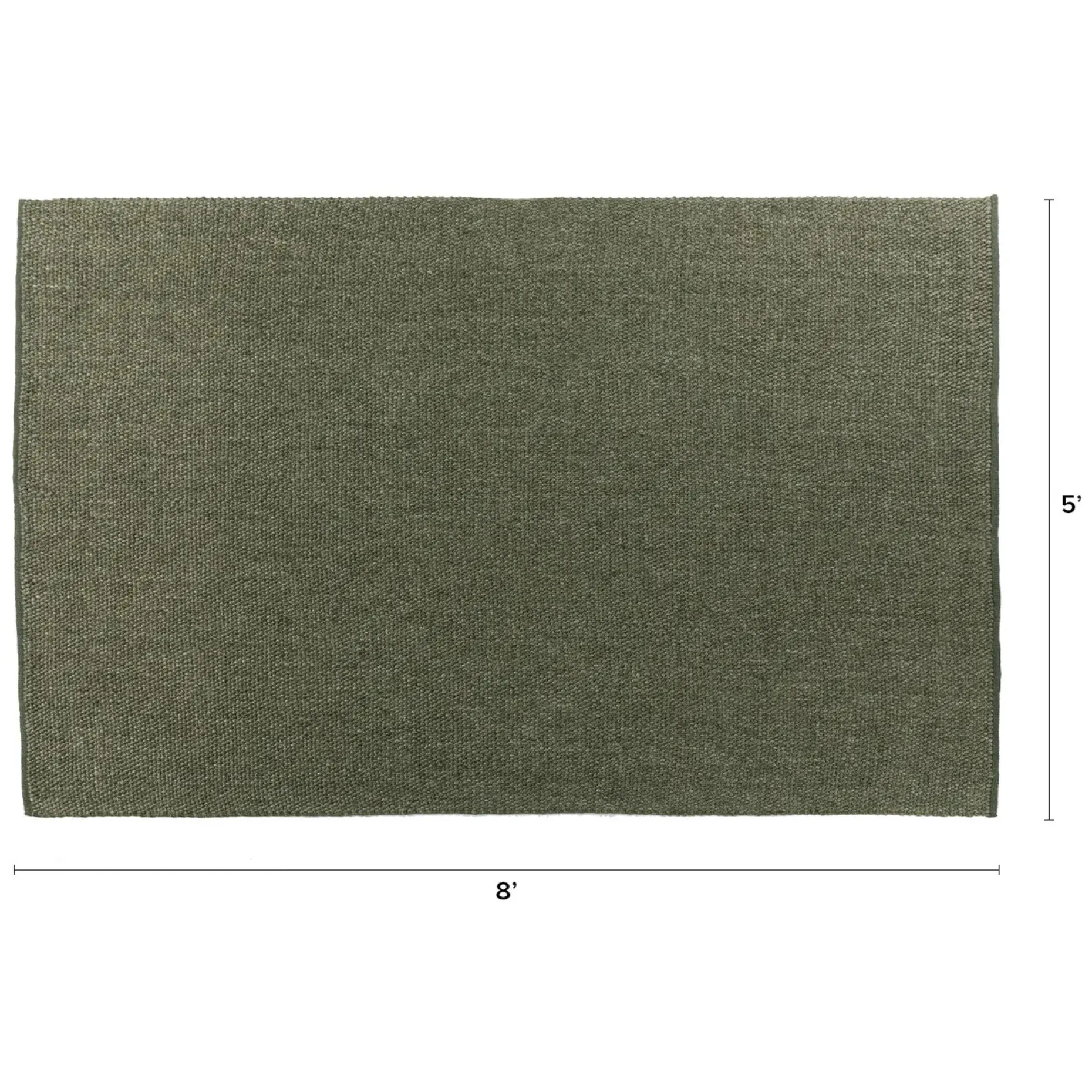 Texa 5 x 8 Rug - Speckled Green
