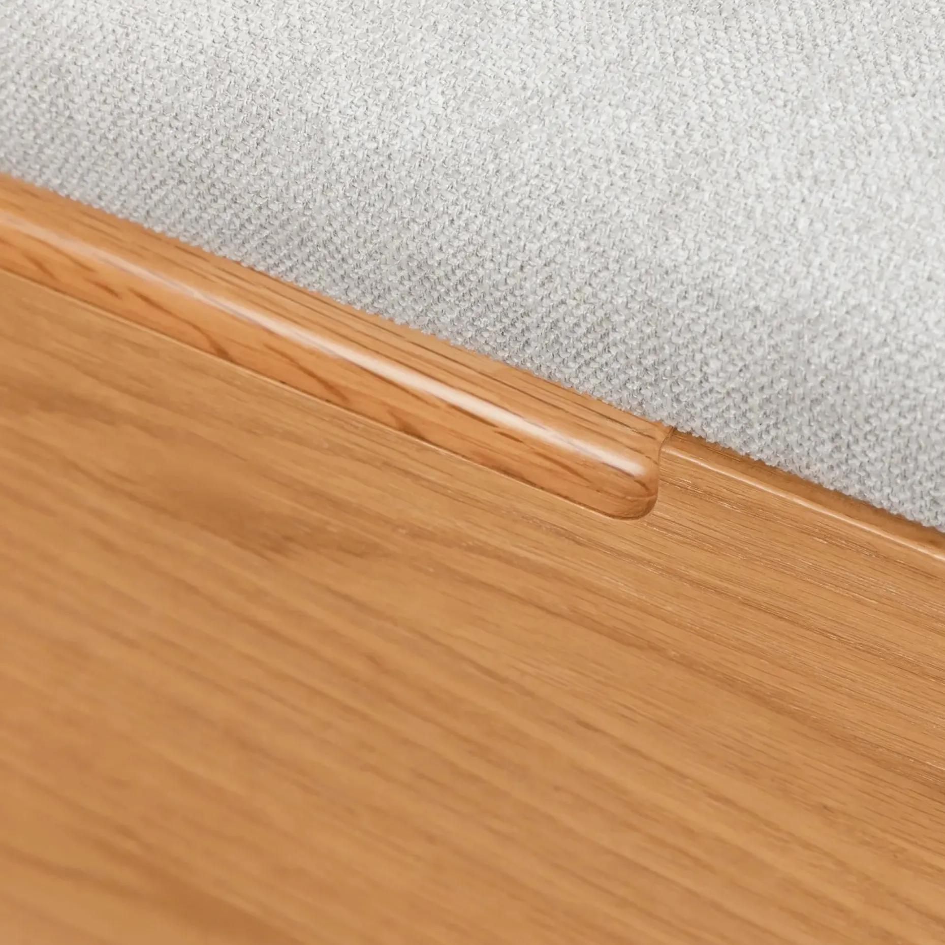 Thari 53" Bench - Oak and Everest Gray
