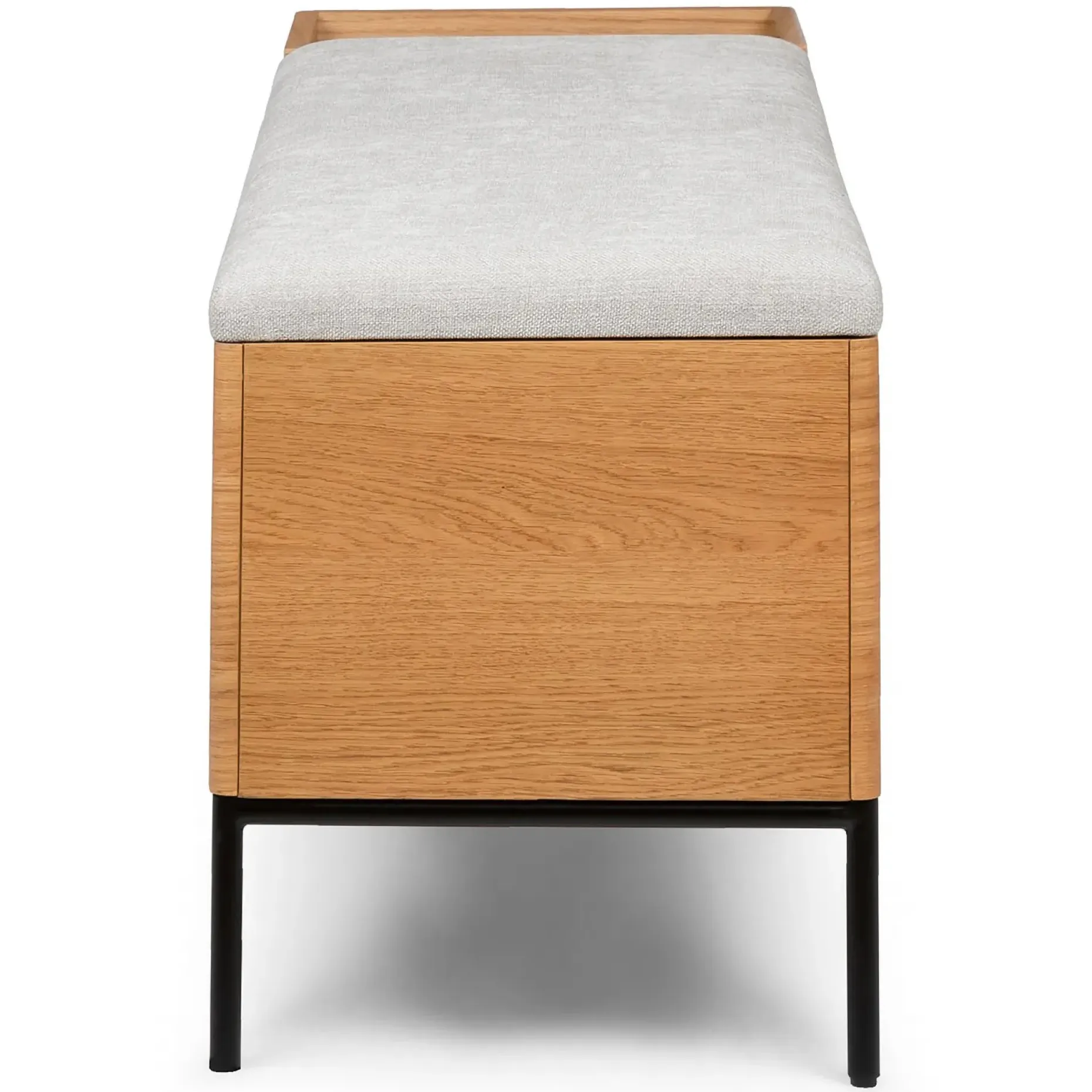 Thari 53" Bench - Oak and Everest Gray
