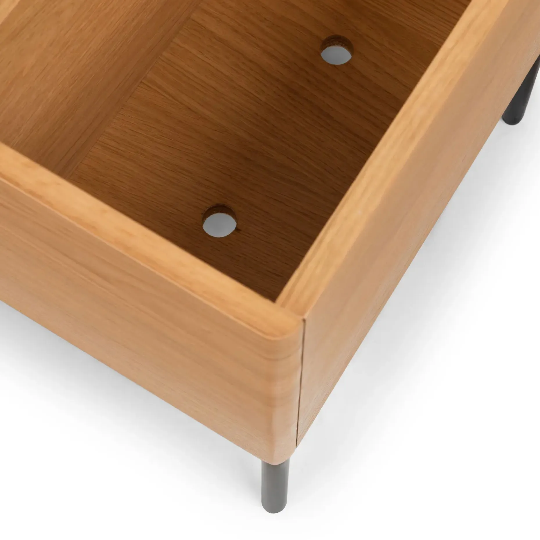 Thari 53" Bench - Oak and Everest Gray