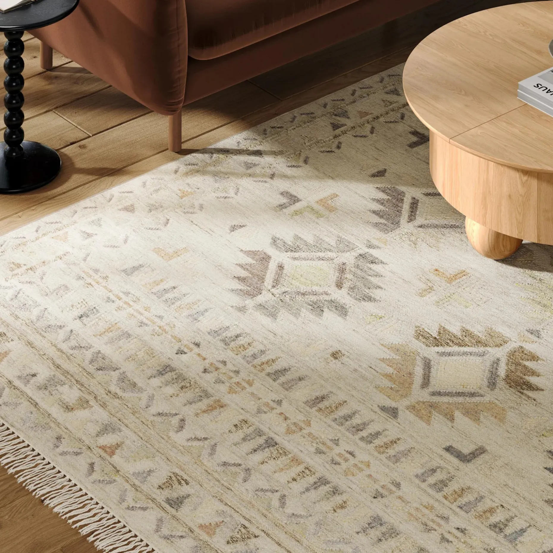 Tida Rug 9 x 12 - Silver Etch