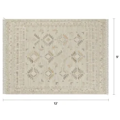 Tida Rug 9 x 12 - Silver Etch