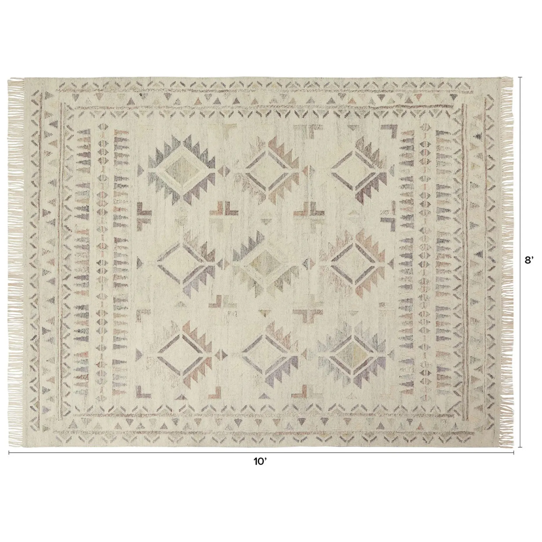 Tida 8 x 10 Rug - Silver Etch