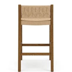 Tilli Corded Counter Stool - Smoked Oak